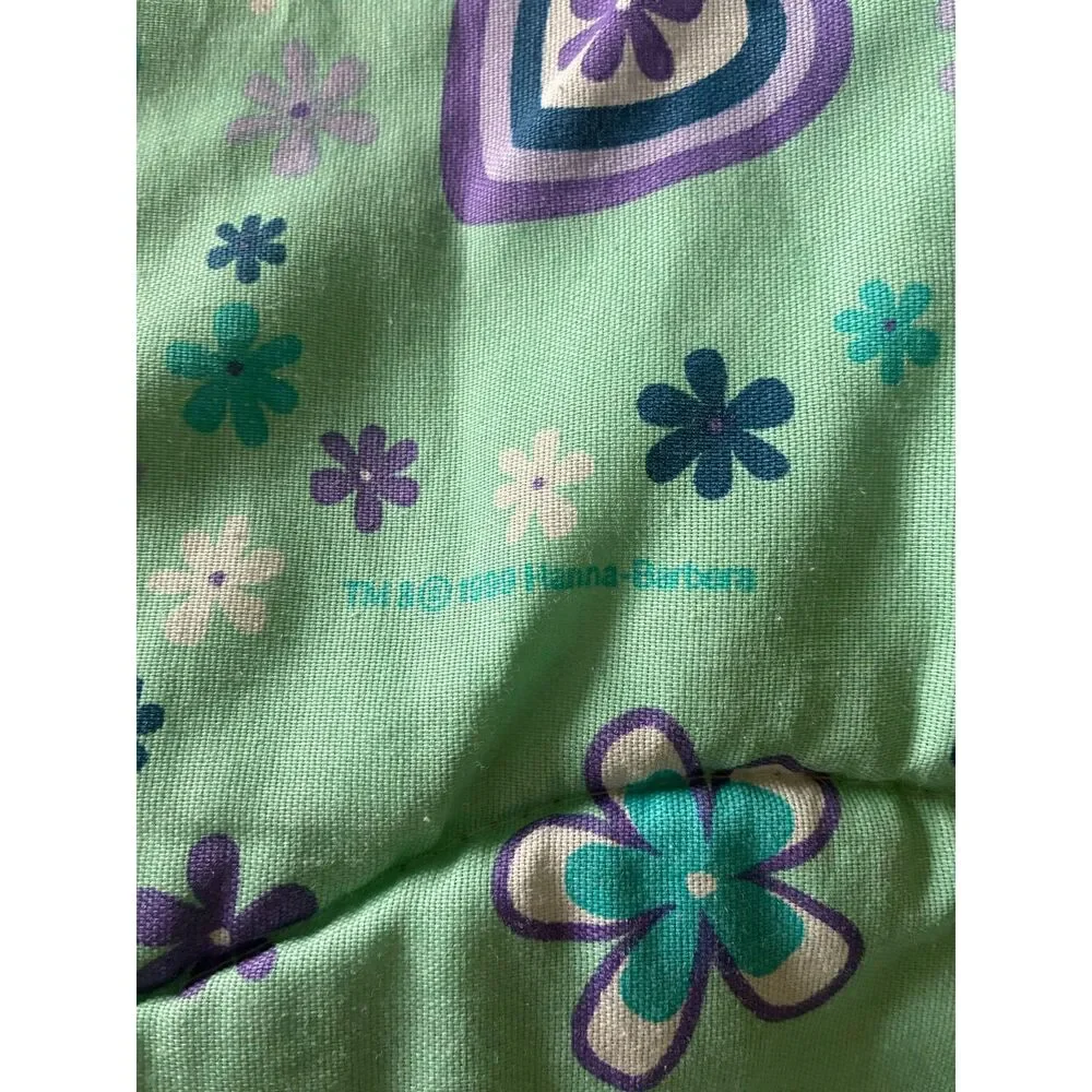 Vintage 2000s Scooby-Doo Twin Reversible Comforter Blanket Floral Y2K